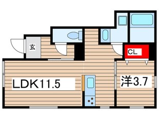 リーブルファイン大森台の物件間取画像